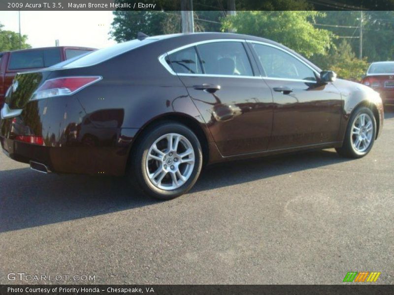 Mayan Bronze Metallic / Ebony 2009 Acura TL 3.5