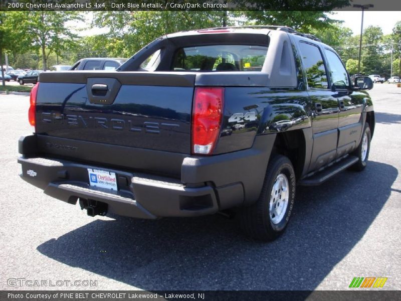 Dark Blue Metallic / Gray/Dark Charcoal 2006 Chevrolet Avalanche LS 4x4