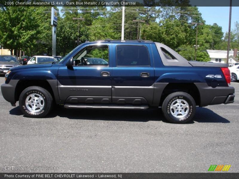 Dark Blue Metallic / Gray/Dark Charcoal 2006 Chevrolet Avalanche LS 4x4