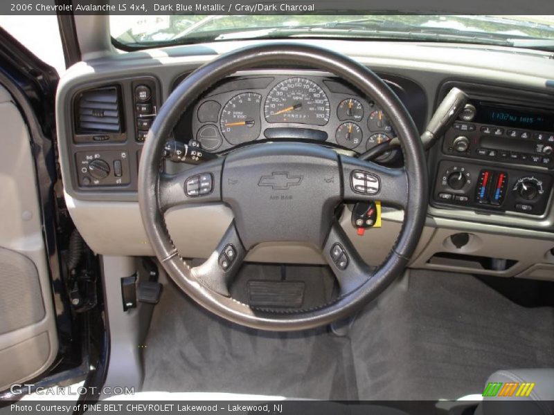 Dark Blue Metallic / Gray/Dark Charcoal 2006 Chevrolet Avalanche LS 4x4