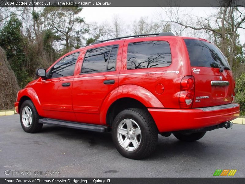 Flame Red / Medium Slate Gray 2004 Dodge Durango SLT