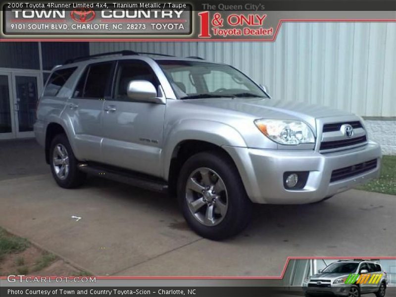 Titanium Metallic / Taupe 2006 Toyota 4Runner Limited 4x4
