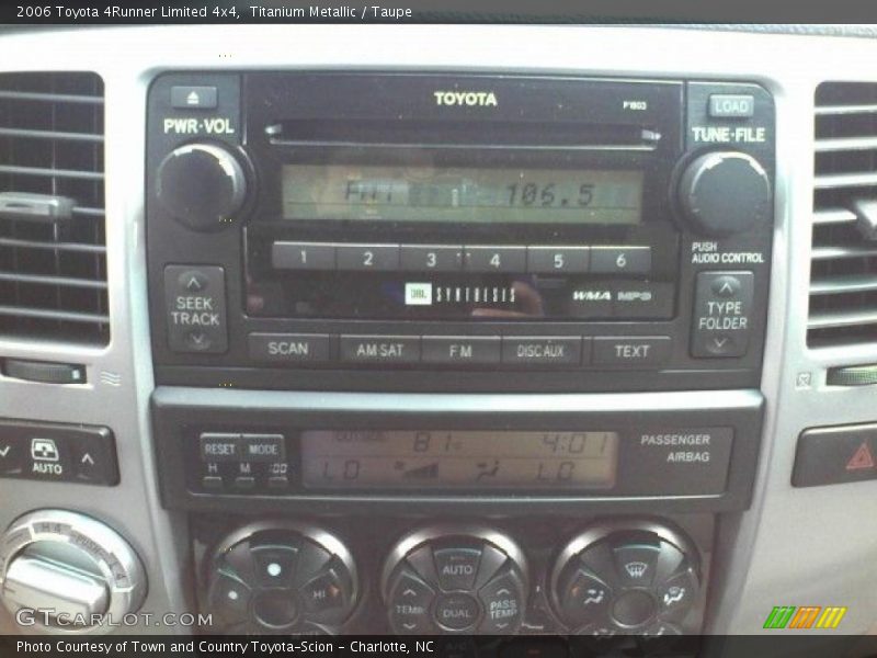 Titanium Metallic / Taupe 2006 Toyota 4Runner Limited 4x4