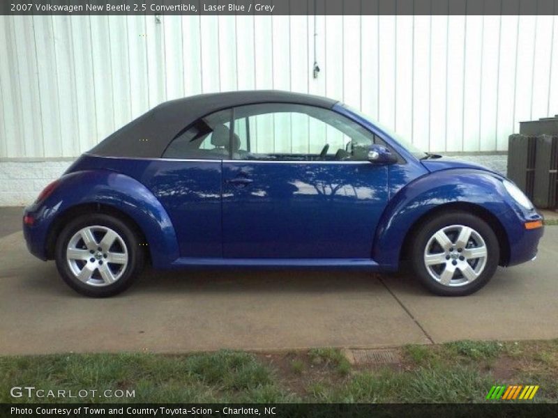 Laser Blue / Grey 2007 Volkswagen New Beetle 2.5 Convertible