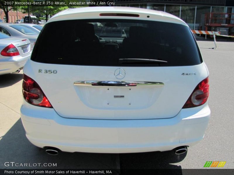 Alabaster White / Ash Grey 2007 Mercedes-Benz R 350 4Matic