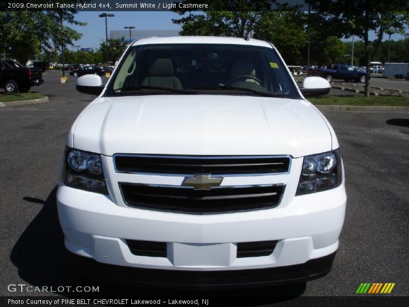 Summit White / Light Cashmere 2009 Chevrolet Tahoe Hybrid 4x4