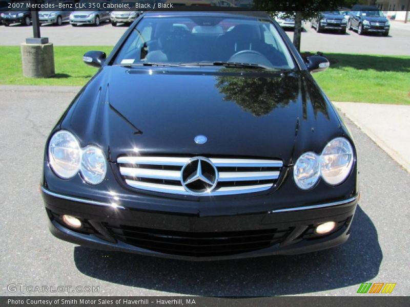 Black / Black 2007 Mercedes-Benz CLK 350 Cabriolet