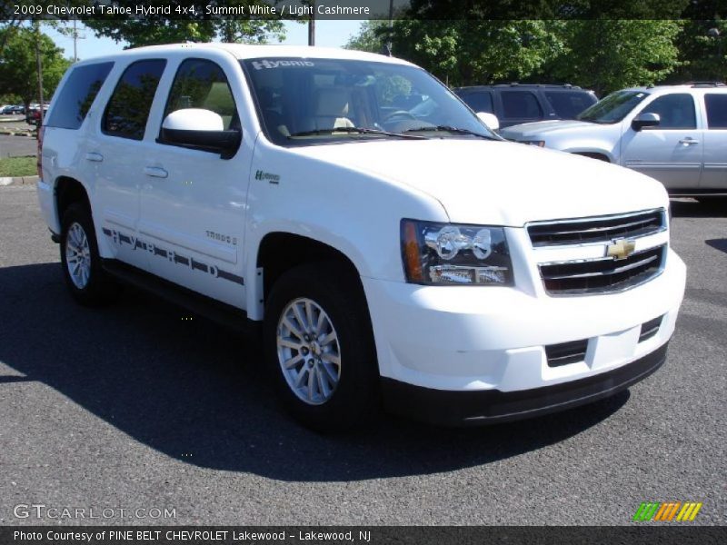 Summit White / Light Cashmere 2009 Chevrolet Tahoe Hybrid 4x4
