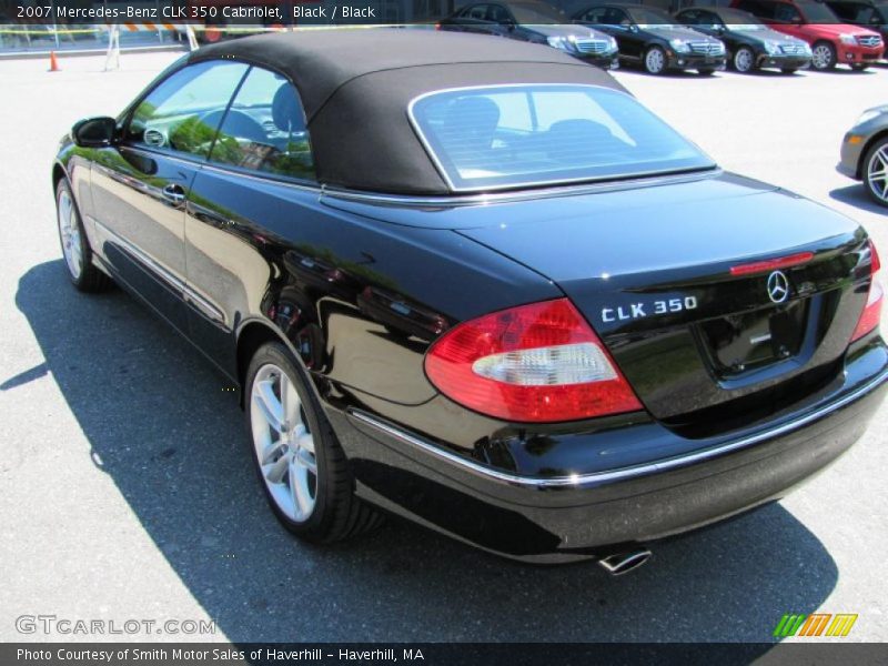 Black / Black 2007 Mercedes-Benz CLK 350 Cabriolet