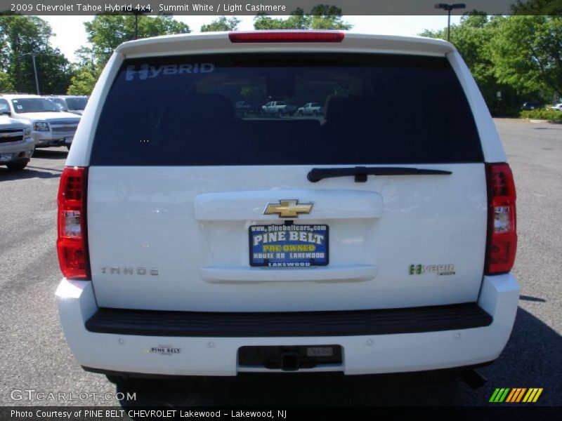 Summit White / Light Cashmere 2009 Chevrolet Tahoe Hybrid 4x4