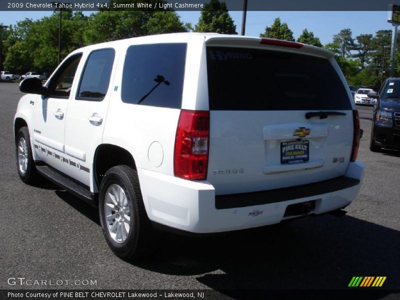 Summit White / Light Cashmere 2009 Chevrolet Tahoe Hybrid 4x4