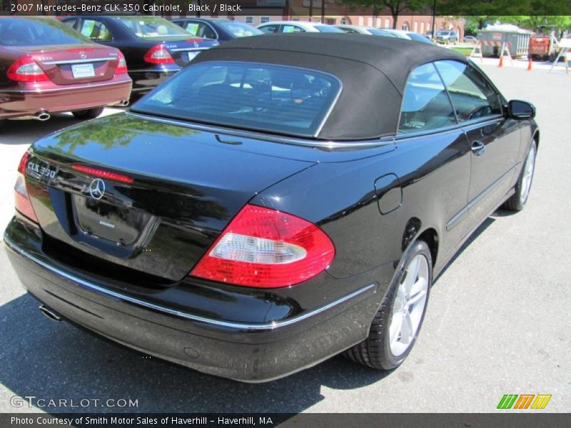 Black / Black 2007 Mercedes-Benz CLK 350 Cabriolet