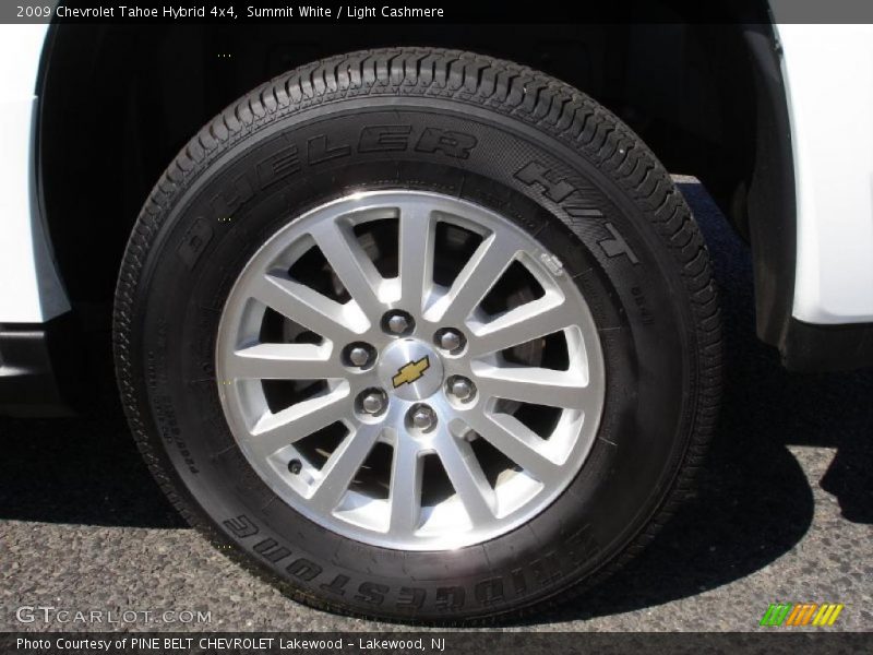 Summit White / Light Cashmere 2009 Chevrolet Tahoe Hybrid 4x4