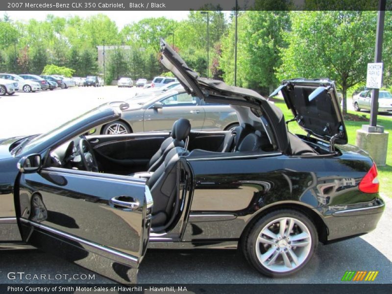 Black / Black 2007 Mercedes-Benz CLK 350 Cabriolet