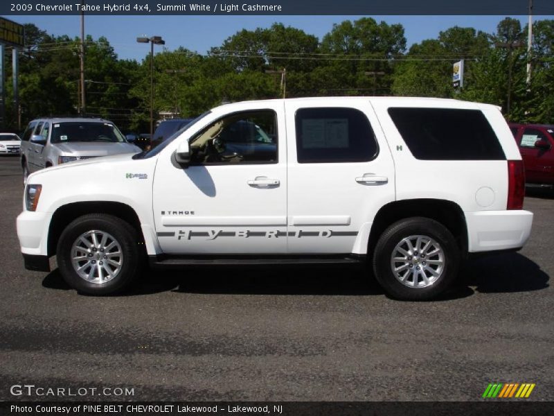 Summit White / Light Cashmere 2009 Chevrolet Tahoe Hybrid 4x4