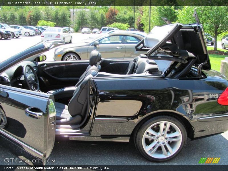 Black / Black 2007 Mercedes-Benz CLK 350 Cabriolet