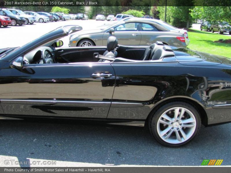 Black / Black 2007 Mercedes-Benz CLK 350 Cabriolet