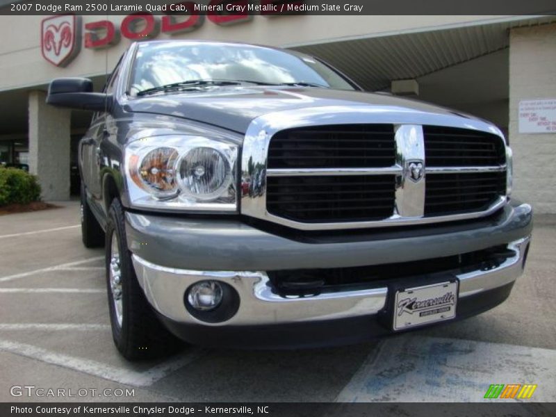 Mineral Gray Metallic / Medium Slate Gray 2007 Dodge Ram 2500 Laramie Quad Cab