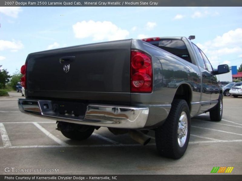 Mineral Gray Metallic / Medium Slate Gray 2007 Dodge Ram 2500 Laramie Quad Cab