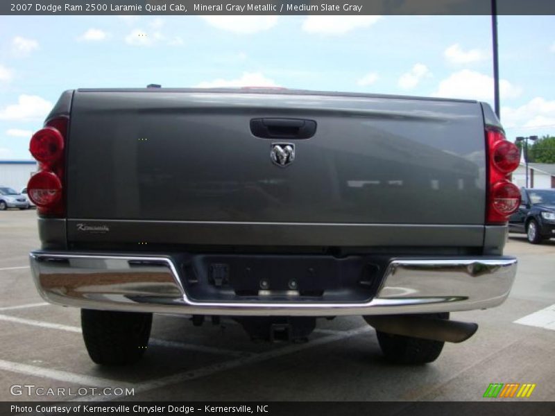 Mineral Gray Metallic / Medium Slate Gray 2007 Dodge Ram 2500 Laramie Quad Cab
