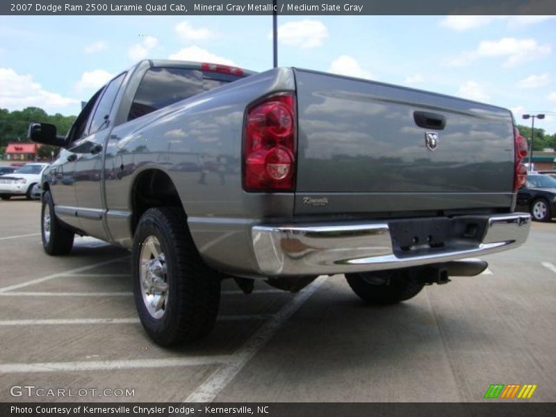 Mineral Gray Metallic / Medium Slate Gray 2007 Dodge Ram 2500 Laramie Quad Cab