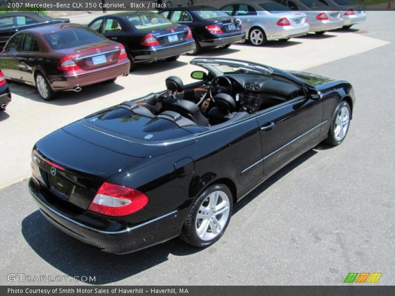 Black / Black 2007 Mercedes-Benz CLK 350 Cabriolet