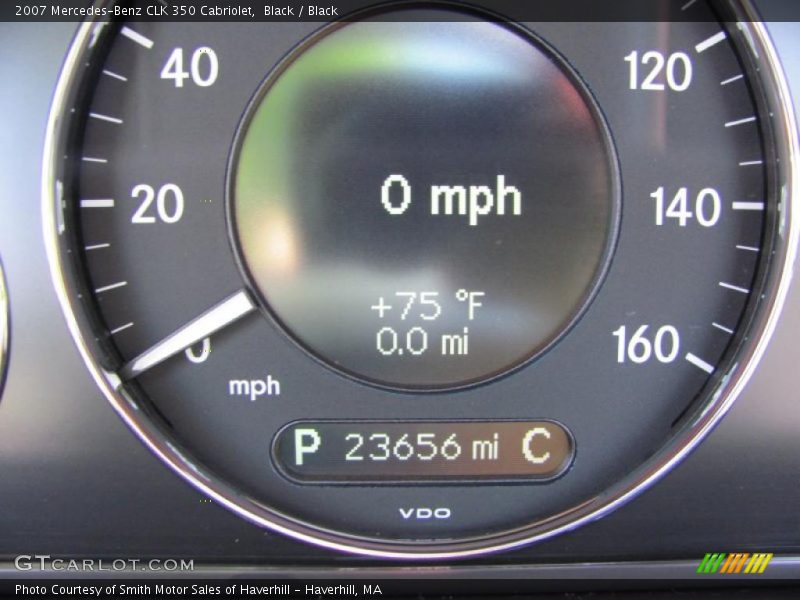 Black / Black 2007 Mercedes-Benz CLK 350 Cabriolet
