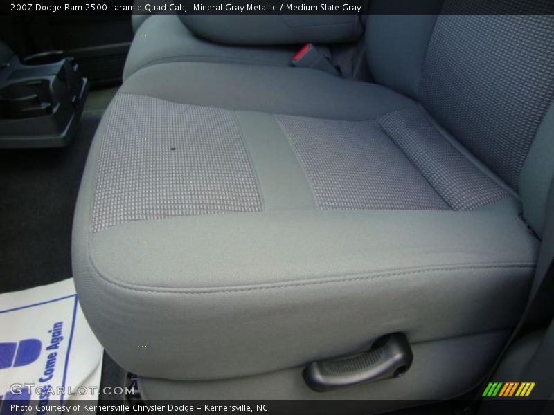 Mineral Gray Metallic / Medium Slate Gray 2007 Dodge Ram 2500 Laramie Quad Cab
