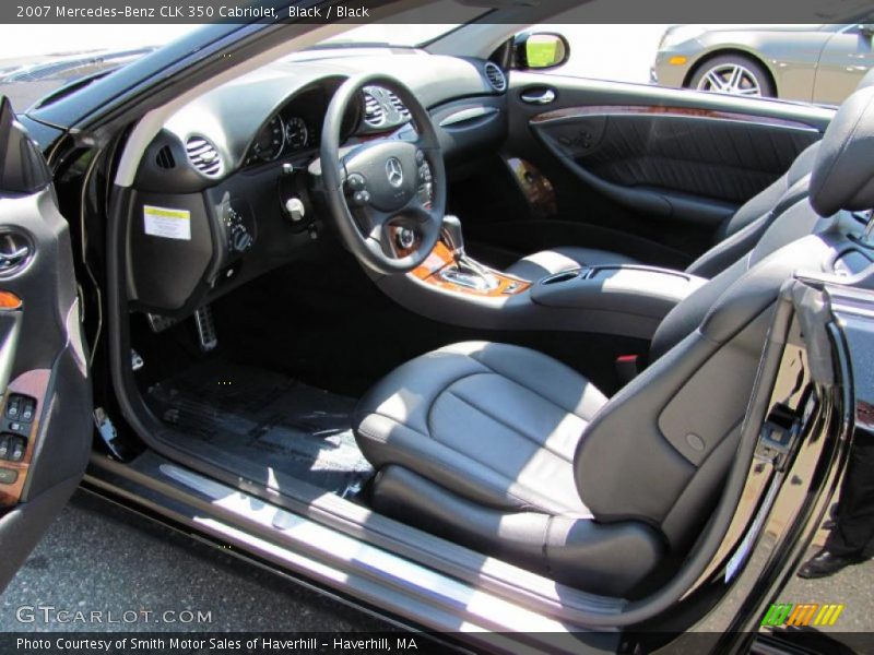 Black / Black 2007 Mercedes-Benz CLK 350 Cabriolet