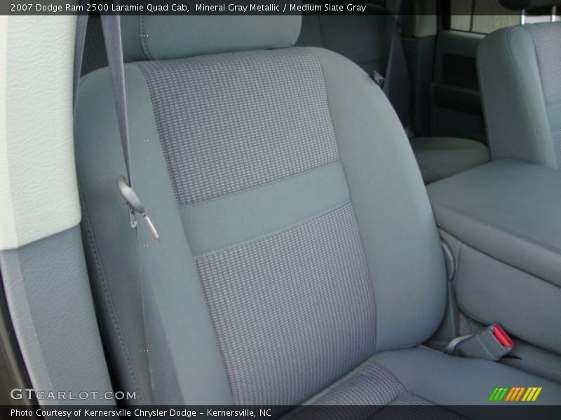 Mineral Gray Metallic / Medium Slate Gray 2007 Dodge Ram 2500 Laramie Quad Cab