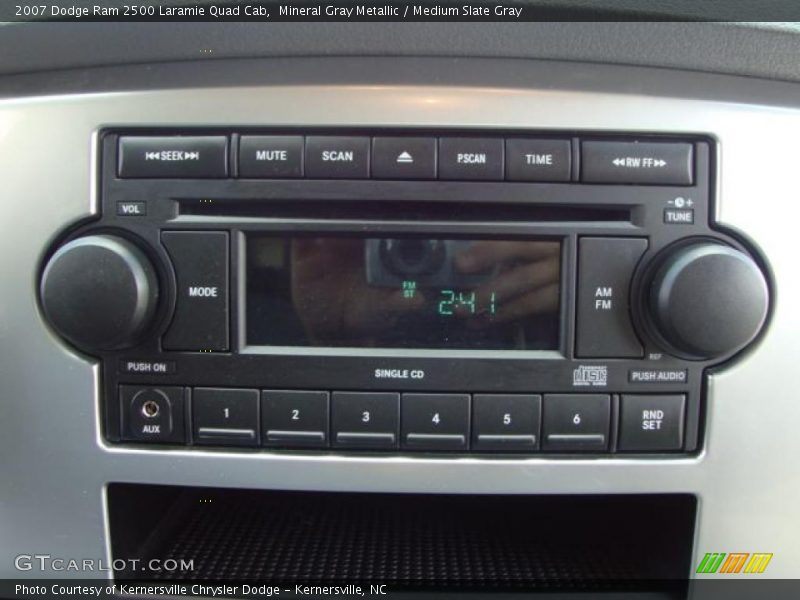 Mineral Gray Metallic / Medium Slate Gray 2007 Dodge Ram 2500 Laramie Quad Cab