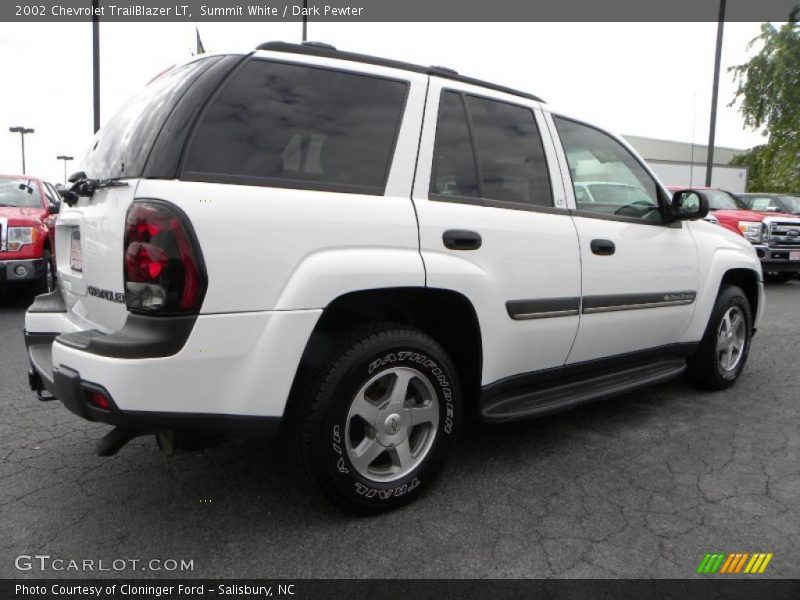 Summit White / Dark Pewter 2002 Chevrolet TrailBlazer LT