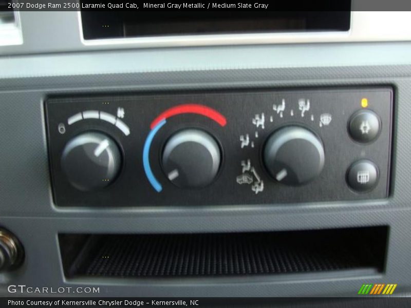 Mineral Gray Metallic / Medium Slate Gray 2007 Dodge Ram 2500 Laramie Quad Cab