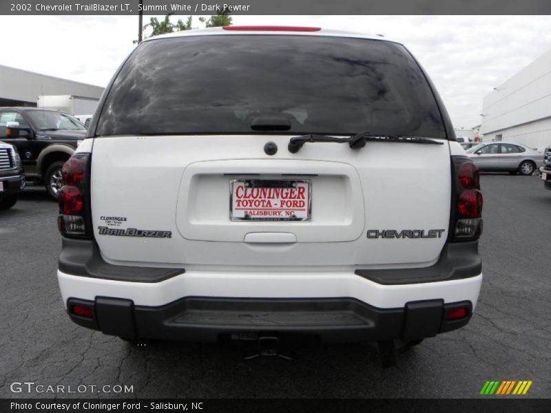 Summit White / Dark Pewter 2002 Chevrolet TrailBlazer LT