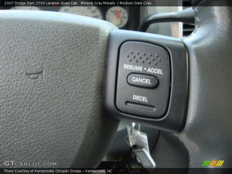 Mineral Gray Metallic / Medium Slate Gray 2007 Dodge Ram 2500 Laramie Quad Cab