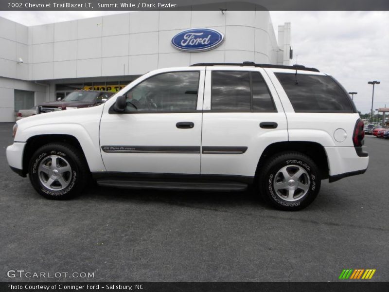Summit White / Dark Pewter 2002 Chevrolet TrailBlazer LT