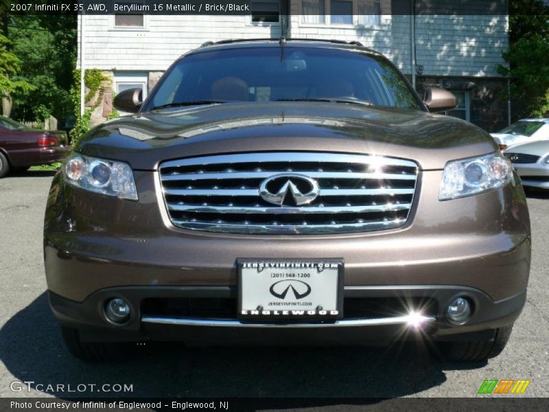 Beryllium 16 Metallic / Brick/Black 2007 Infiniti FX 35 AWD