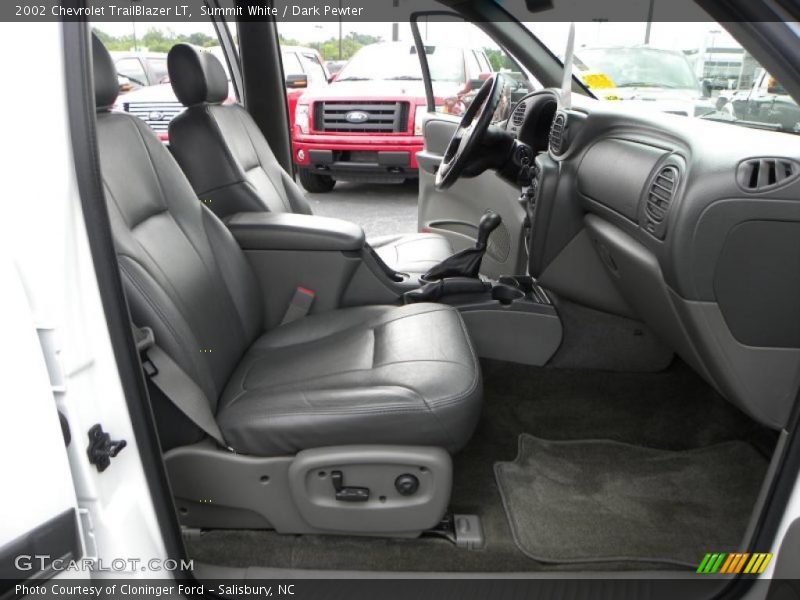 Summit White / Dark Pewter 2002 Chevrolet TrailBlazer LT