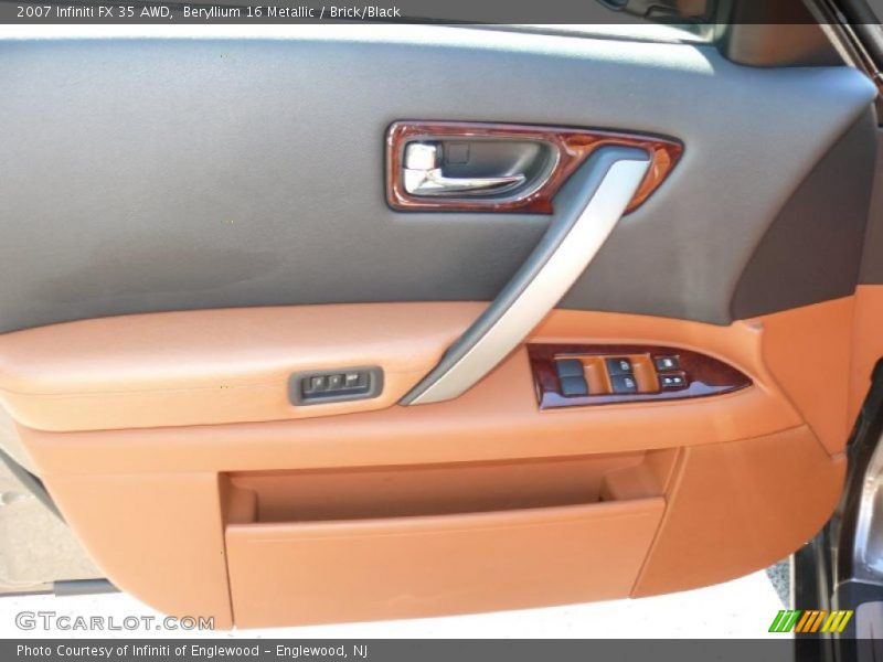 Beryllium 16 Metallic / Brick/Black 2007 Infiniti FX 35 AWD