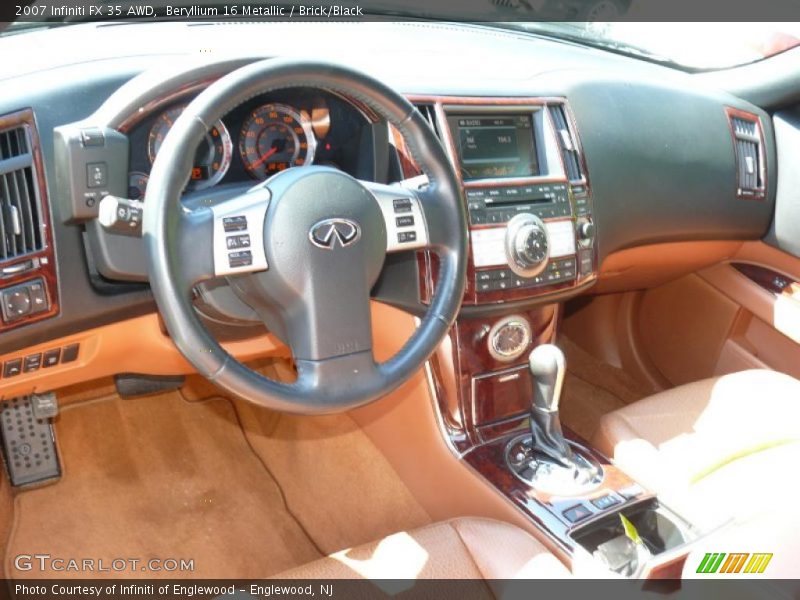 Beryllium 16 Metallic / Brick/Black 2007 Infiniti FX 35 AWD