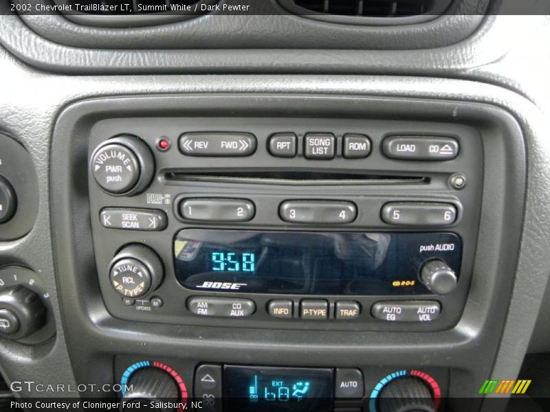 Summit White / Dark Pewter 2002 Chevrolet TrailBlazer LT