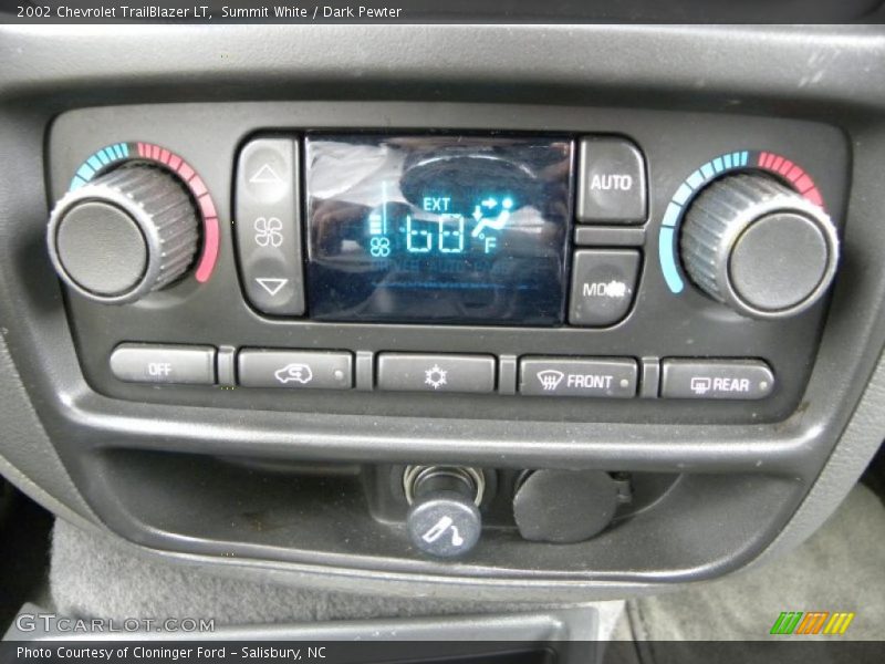 Summit White / Dark Pewter 2002 Chevrolet TrailBlazer LT