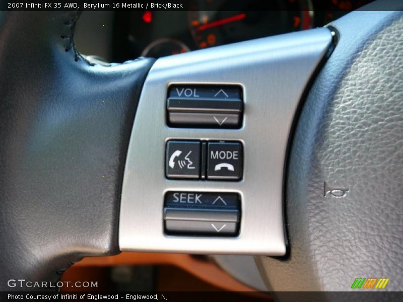 Beryllium 16 Metallic / Brick/Black 2007 Infiniti FX 35 AWD