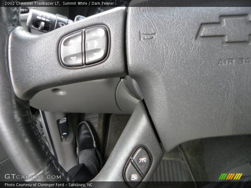 Summit White / Dark Pewter 2002 Chevrolet TrailBlazer LT