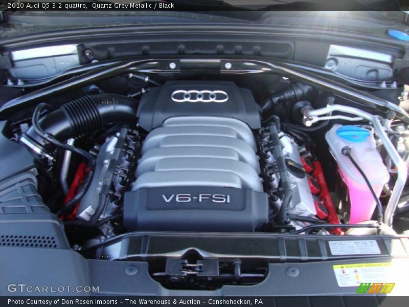 Quartz Grey Metallic / Black 2010 Audi Q5 3.2 quattro