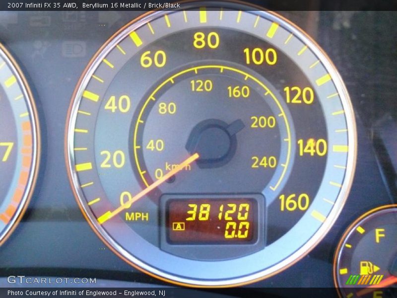 Beryllium 16 Metallic / Brick/Black 2007 Infiniti FX 35 AWD