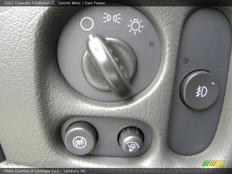 Summit White / Dark Pewter 2002 Chevrolet TrailBlazer LT