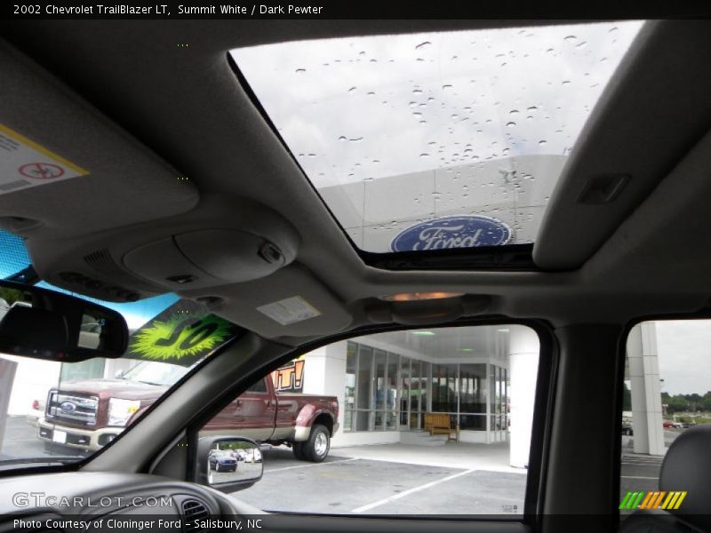 Summit White / Dark Pewter 2002 Chevrolet TrailBlazer LT