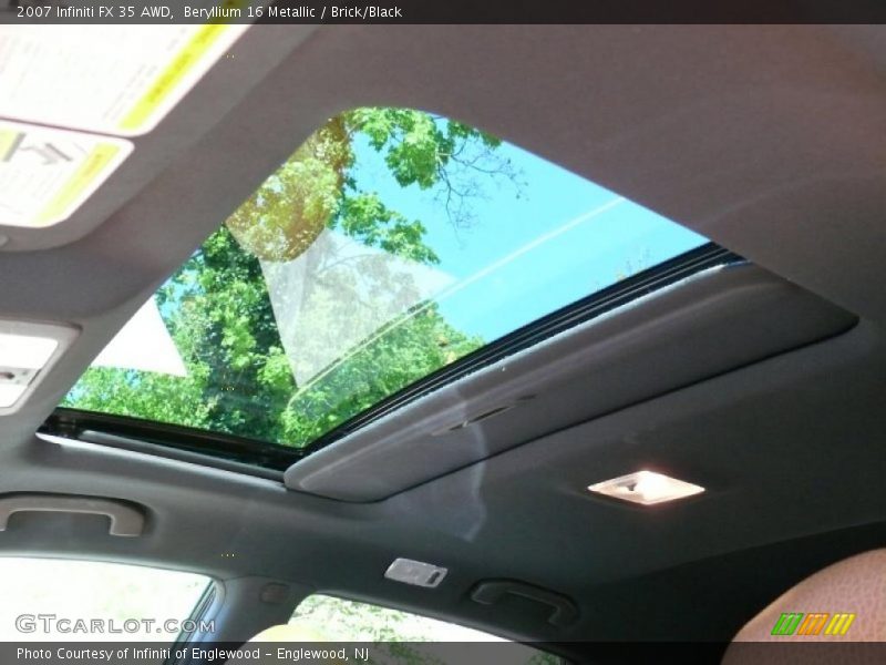 Beryllium 16 Metallic / Brick/Black 2007 Infiniti FX 35 AWD