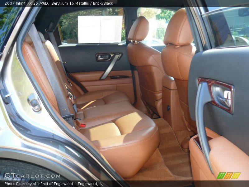 Beryllium 16 Metallic / Brick/Black 2007 Infiniti FX 35 AWD